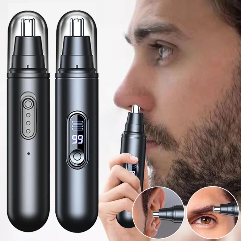 Recortador Eléctrico Nariz /Orejas Hombre Portátil Recargable USB Mini