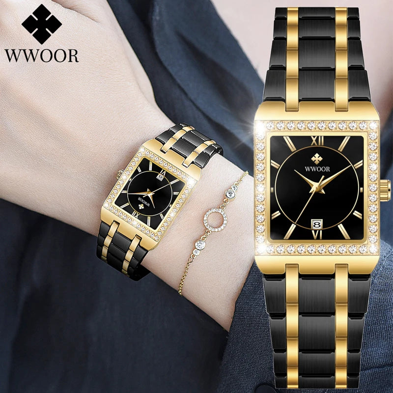 Reloj Damas Wwoor Diamond Lujo