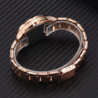 Montre de Luxe en Or Rose Tendance pour Femme
