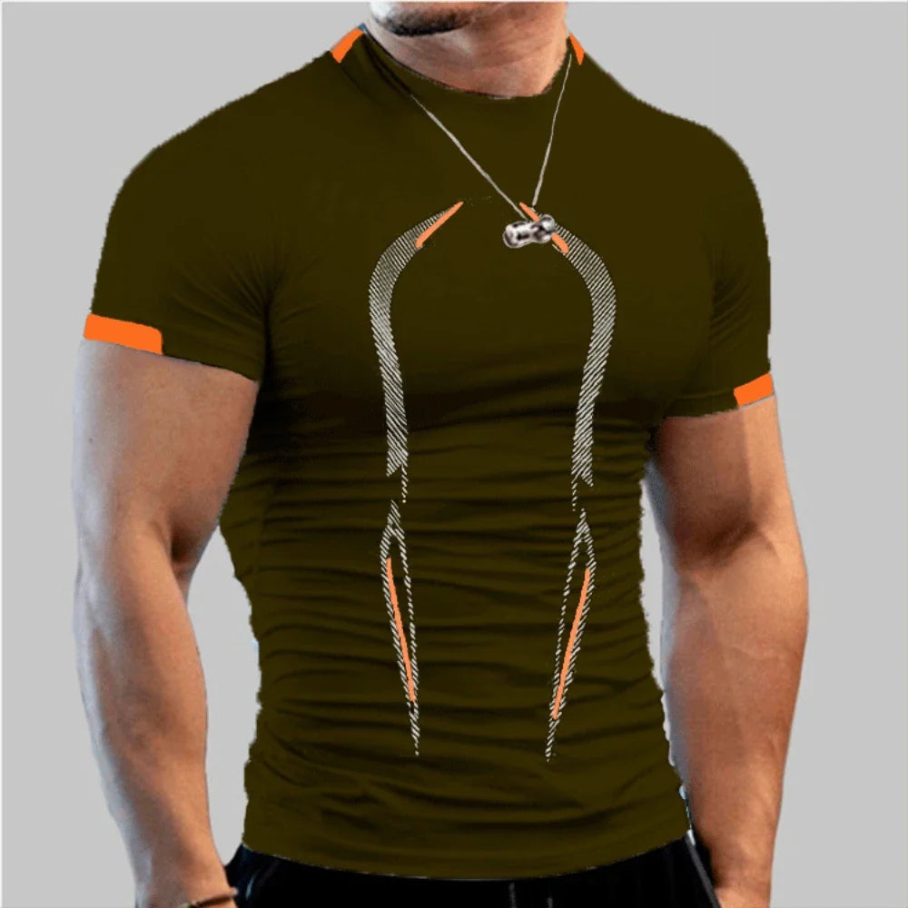 Camiseta Deportiva Hombre Transpirable Running