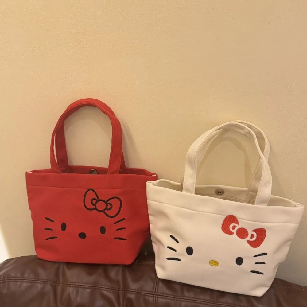 Women's Embroidered Hello Kitty Daily Bag