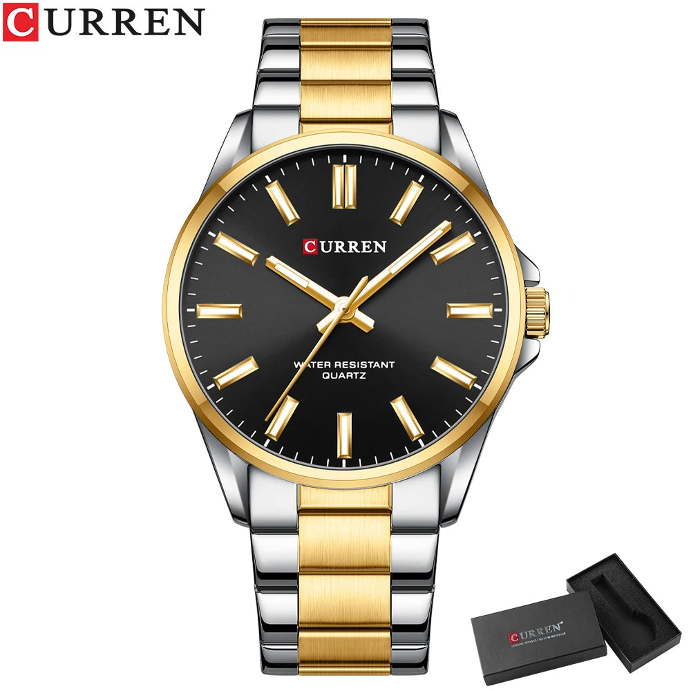 Reloj Hombre Moda Acero Inoxidable Calendario/ Negocios