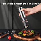 Mouli Électrique Rechargeable Sel/Poivre Épaisseur Réglable