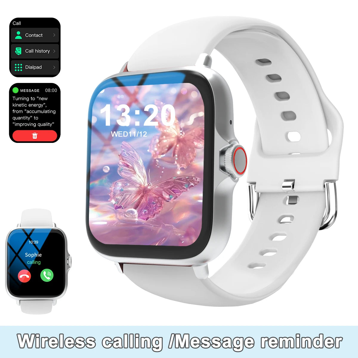 Smartwatch Hombre Mujer Notificaciones APP Deportivo iPhone Android