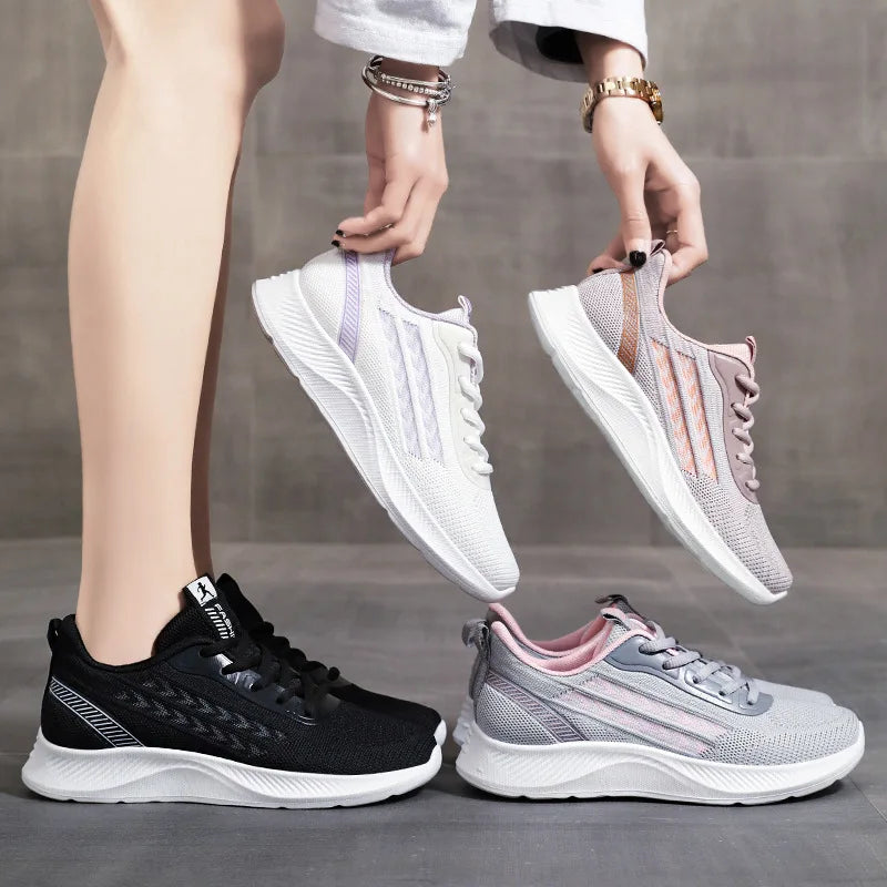 Zapatillas Para Mujer Suela con Plataforma Estilo Coreano