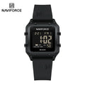 Reloj Digital Multifunción NAVIFORCE NF6105 Para Mujer con Correa de Silicona Resistente al Agua