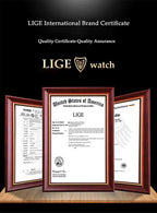 Montre LIGE LG89188 2026 Bracelet en céramique Résistante à l'eau
