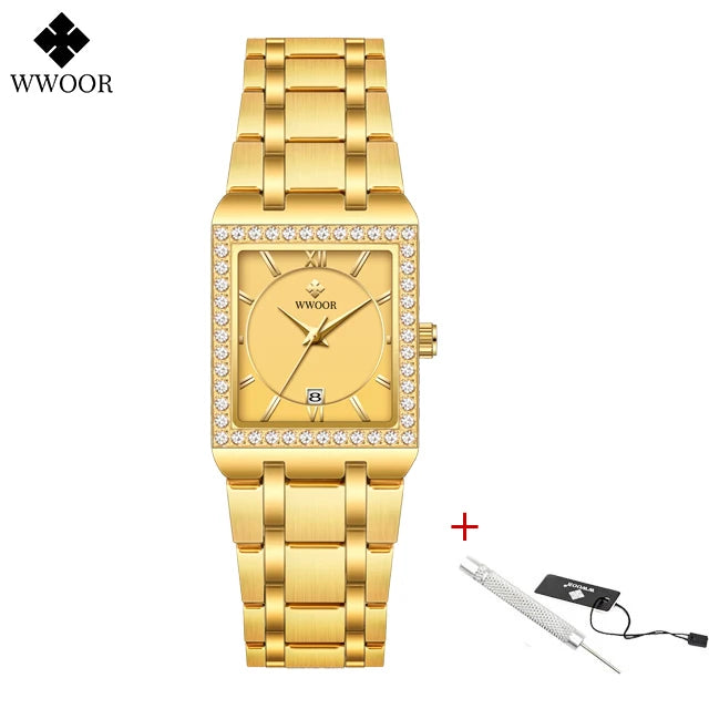 Reloj Damas Wwoor Diamond Lujo