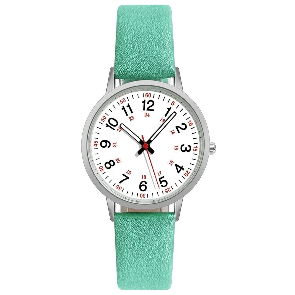Reloj Luminoso Casual con Correa de Cuero para Mujer