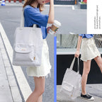 Korean Style Women's Backpack with USB Port