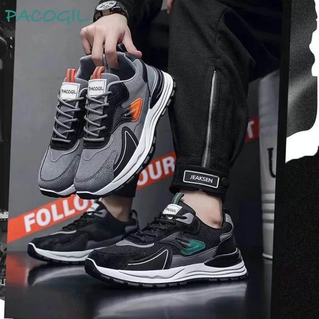Zapatos Casuales Hombre con Cordones Para Correr
