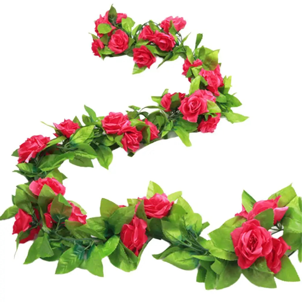 Guirnalda de Rosas Artificiales 230cm Decoración Bodas