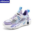 Baskets NBGAGA sans lacets pour filles en matériau respirant