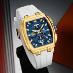 Reloj Deportivo CURREN 8488 de Cuarzo Para Hombre con Calendario, Correa de Silicona
