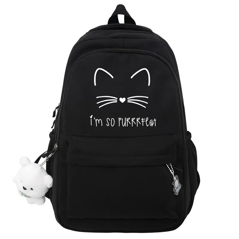 Mochila Diseño de Gato Impermeable