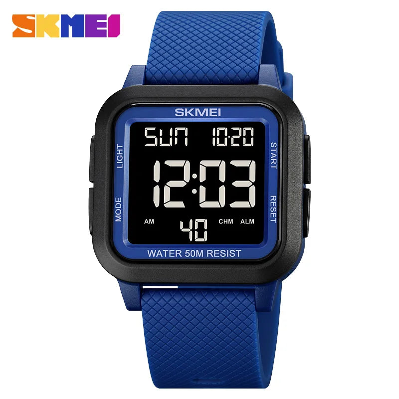 Reloj SKMEI 1894 Deportivo Digital Estilo Militar Para Hombre, Pantalla LED y Cierre de Hebilla