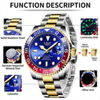 Montre LIGE LG10051 Acier Inoxydable Lumineuse et Résistante à l'Eau