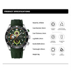 Reloj NAVIFORCE 8038 Deportivo Para Hombre con Cronógrafo y Manecillas Luminosas