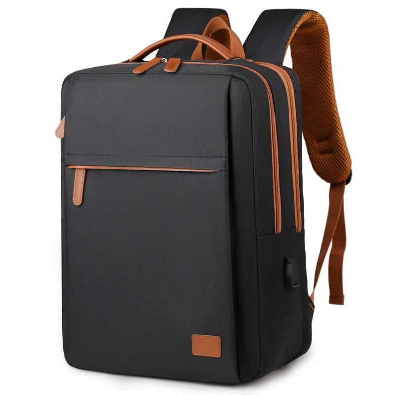 Mochila Para Hombre con Puerto USB Viajes /Universidad