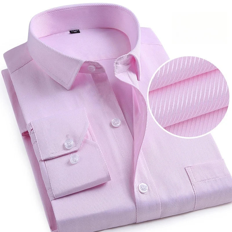 Camisa Formal de Hombre Manga Larga Oficina