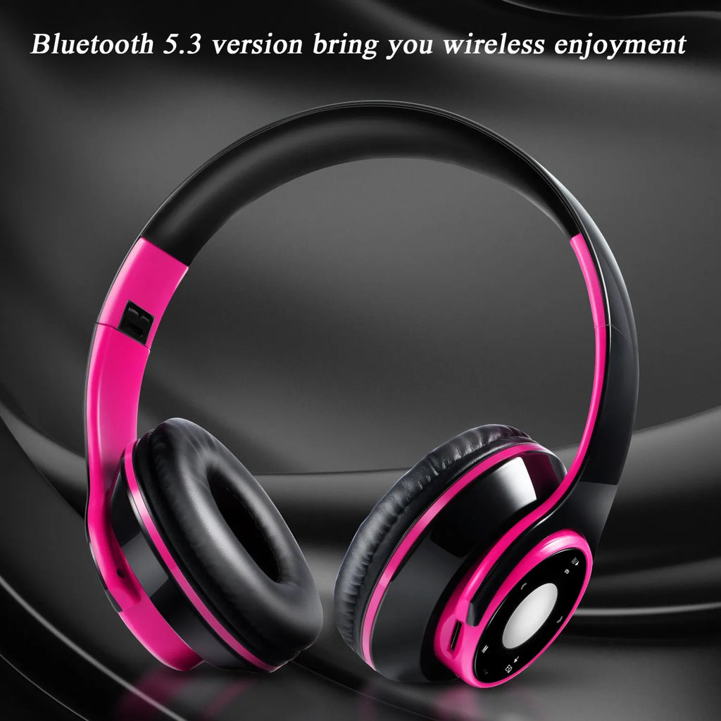 Audífonos Inalámbricos Bluetooth 5.3 Coloridos Reproductor MP3 Integrado