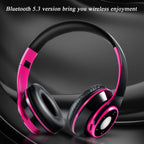 Écouteurs sans fil Bluetooth 5.3 colorés avec lecteur MP3 intégré