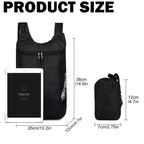 Sac à Dos Pliable Multifonction avec Bretelles Respirantes