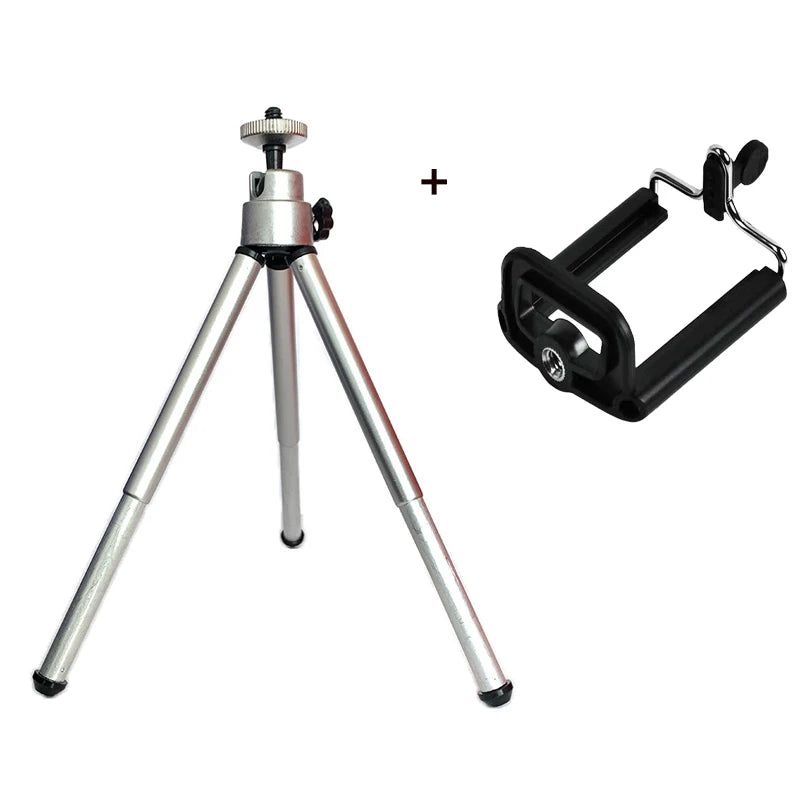 Trípode Mini de Mesa Smartphone Soporte y Clip para Celular