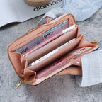 Portefeuille long multifonction pour femme, style coréen