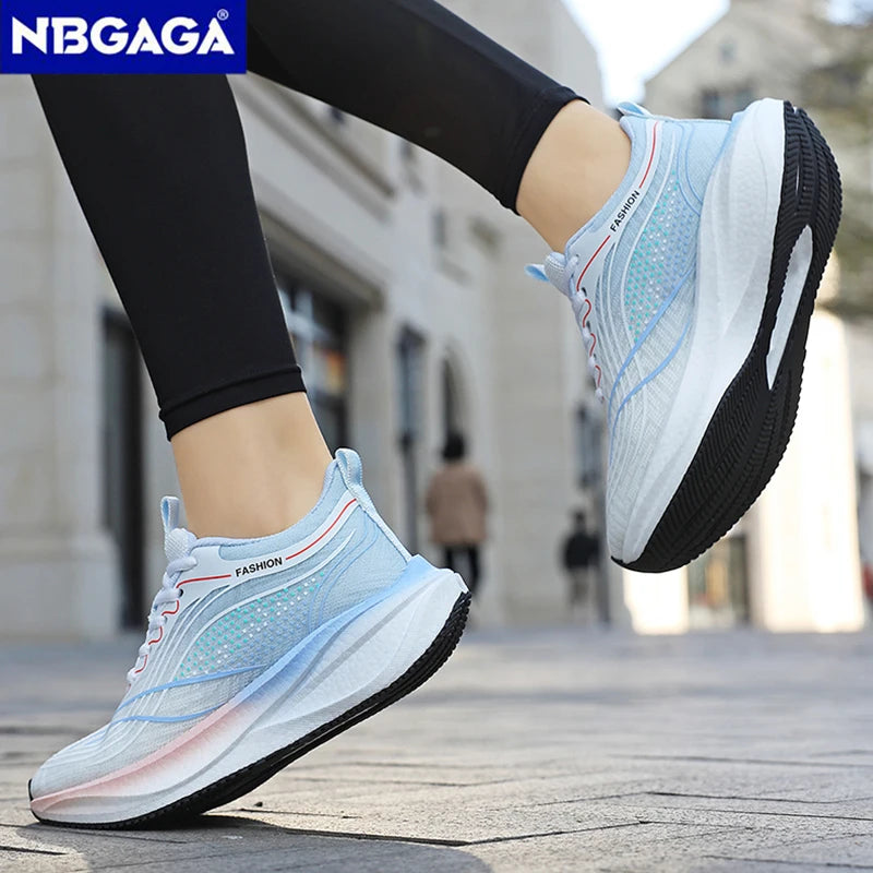 Baskets NBGAGA H607 de sport respirantes à motifs pour femme