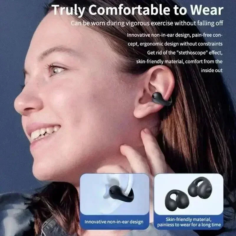 Audífonos T75 Conducción Ósea Bluetooth Deportivos TWS