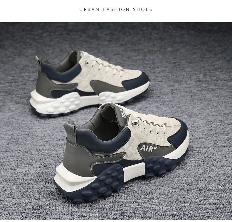 Men's Non-Slip Chunky Sole Trainers
