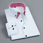 Chemise habillée à manches longues infroissable