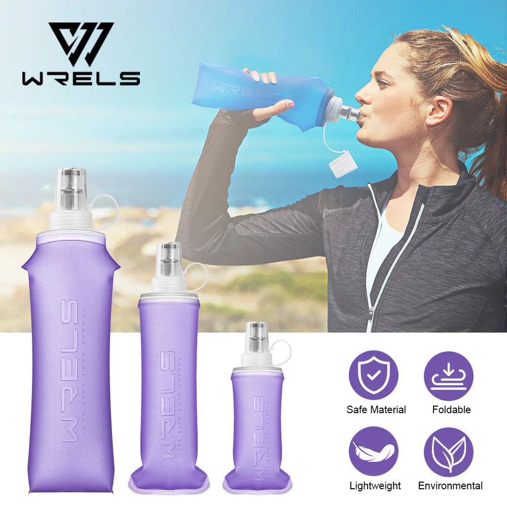 Botella de Agua Blanda Plegable TPU Para Deportes
