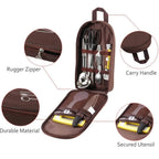 Sac de rangement pour ustensiles de camping (ustensiles non inclus)