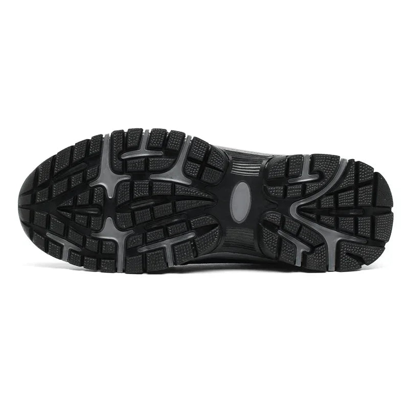 Zapatos de Senderismo Antideslizantes de Cuero para Hombre