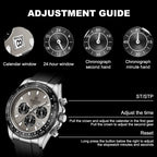 Reloj NAVIFORCE 8054 Casual y Deportivo Para Hombre con Cronógrafo
