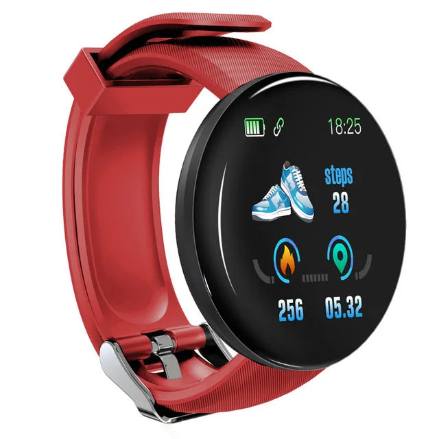Smartwatch Hombre Mujer D18 Bluetooth Fitness Monitor de Sueño