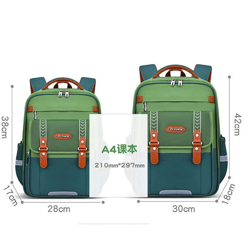 Mochila Escolar Ortopédica Impermeable Niñas y Niños