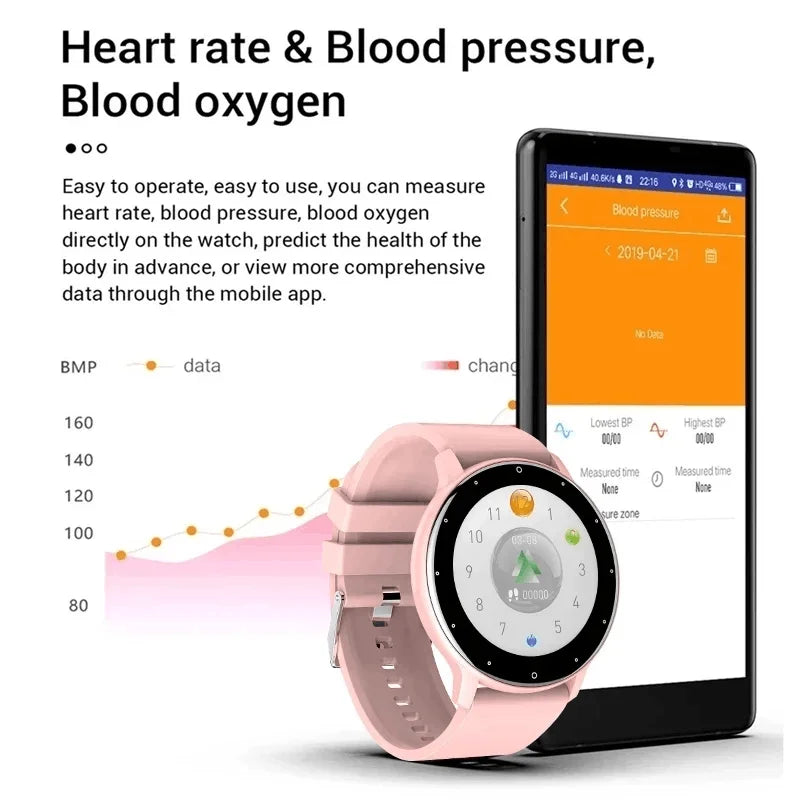 Smartwatch Mujer Hombre LIGE Resistente al Agua Clima Tiempo