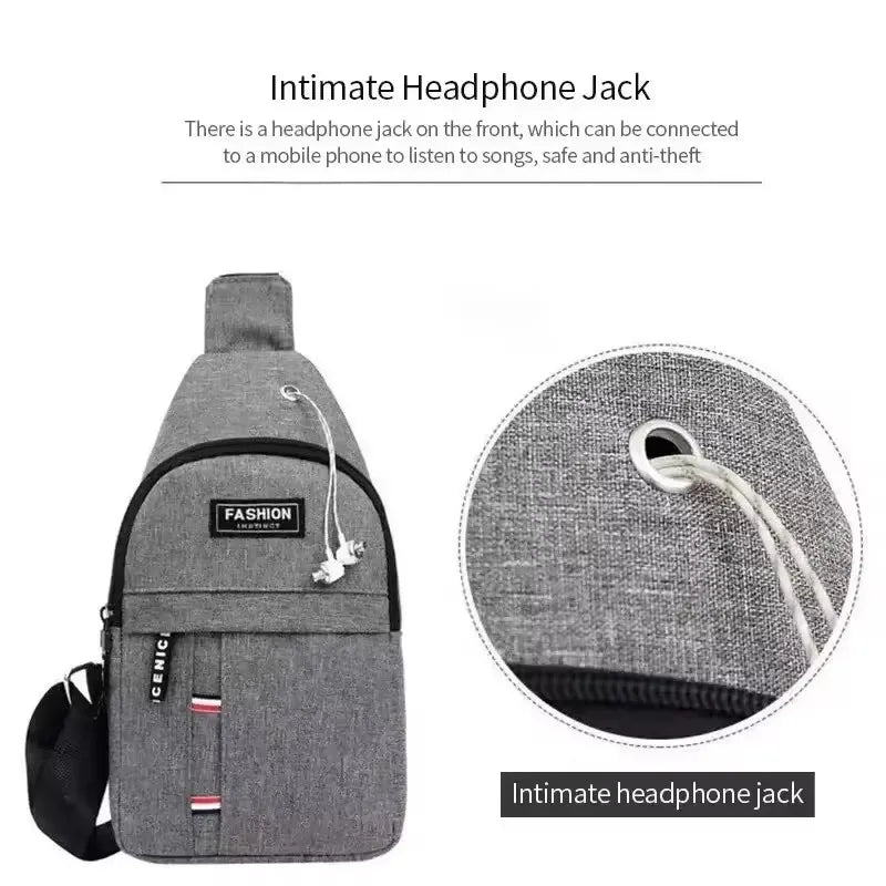 Men's Small Waterproof Bag Large Capacity
