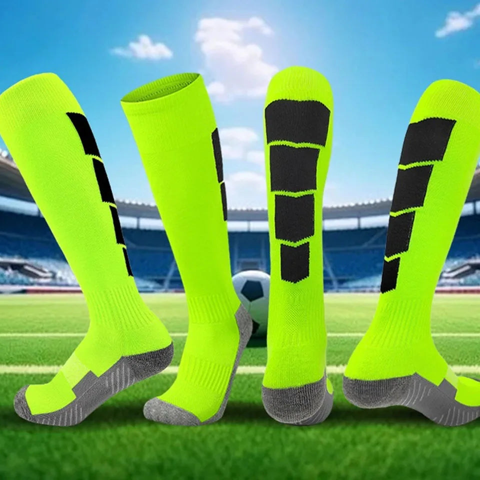 Long Non-Slip Football Socks