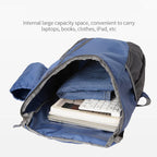 Sac à dos pliable en nylon unisexe minimaliste imperméable Sports