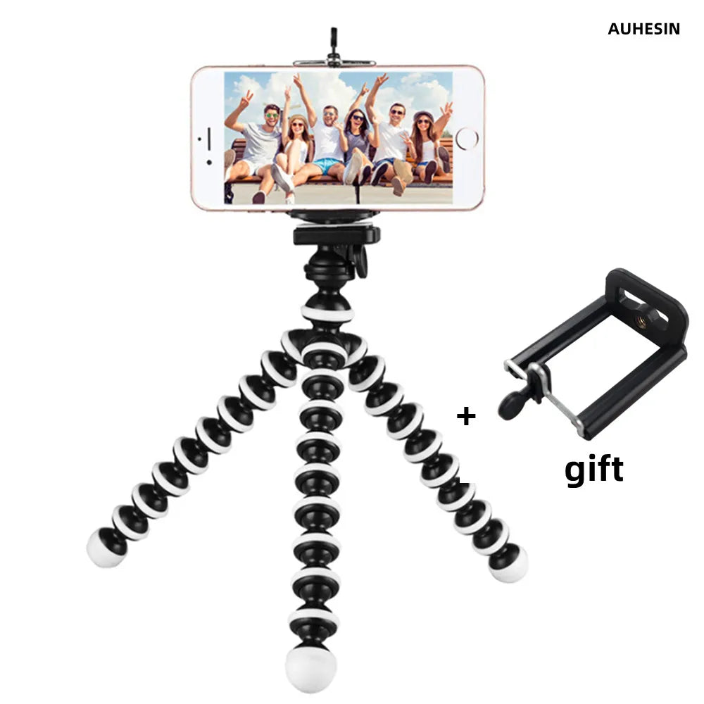 Trípode para Teléfono Soporte Clip para Cámara Móvil