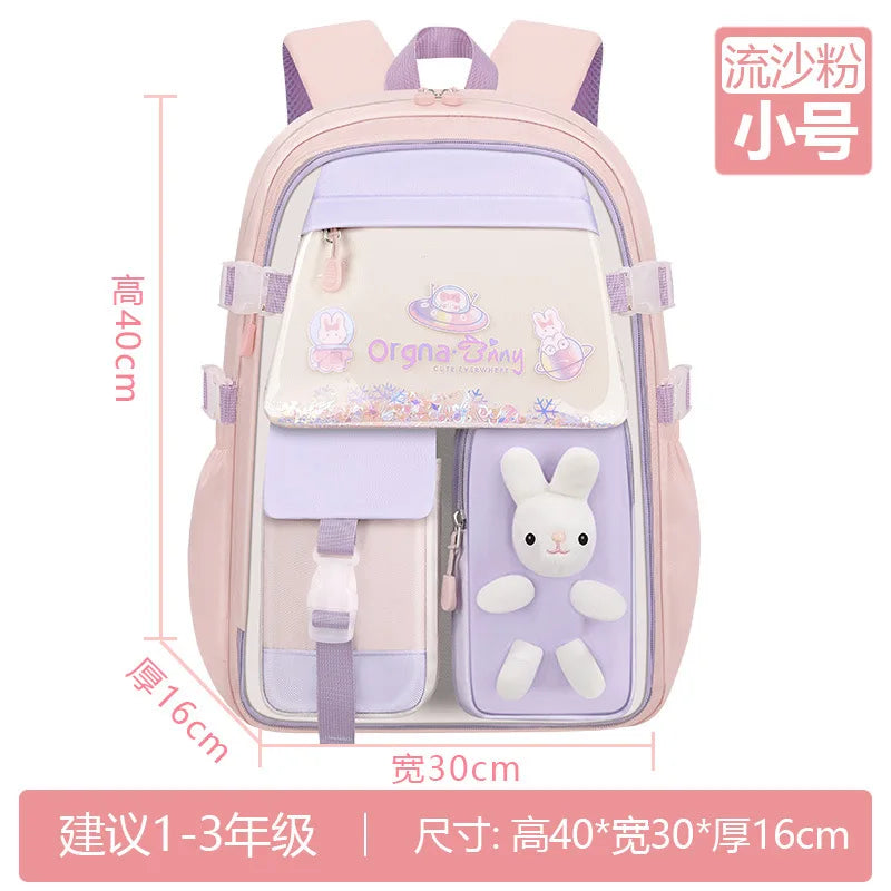 Mochila Escolar Impermeable Para Niñas