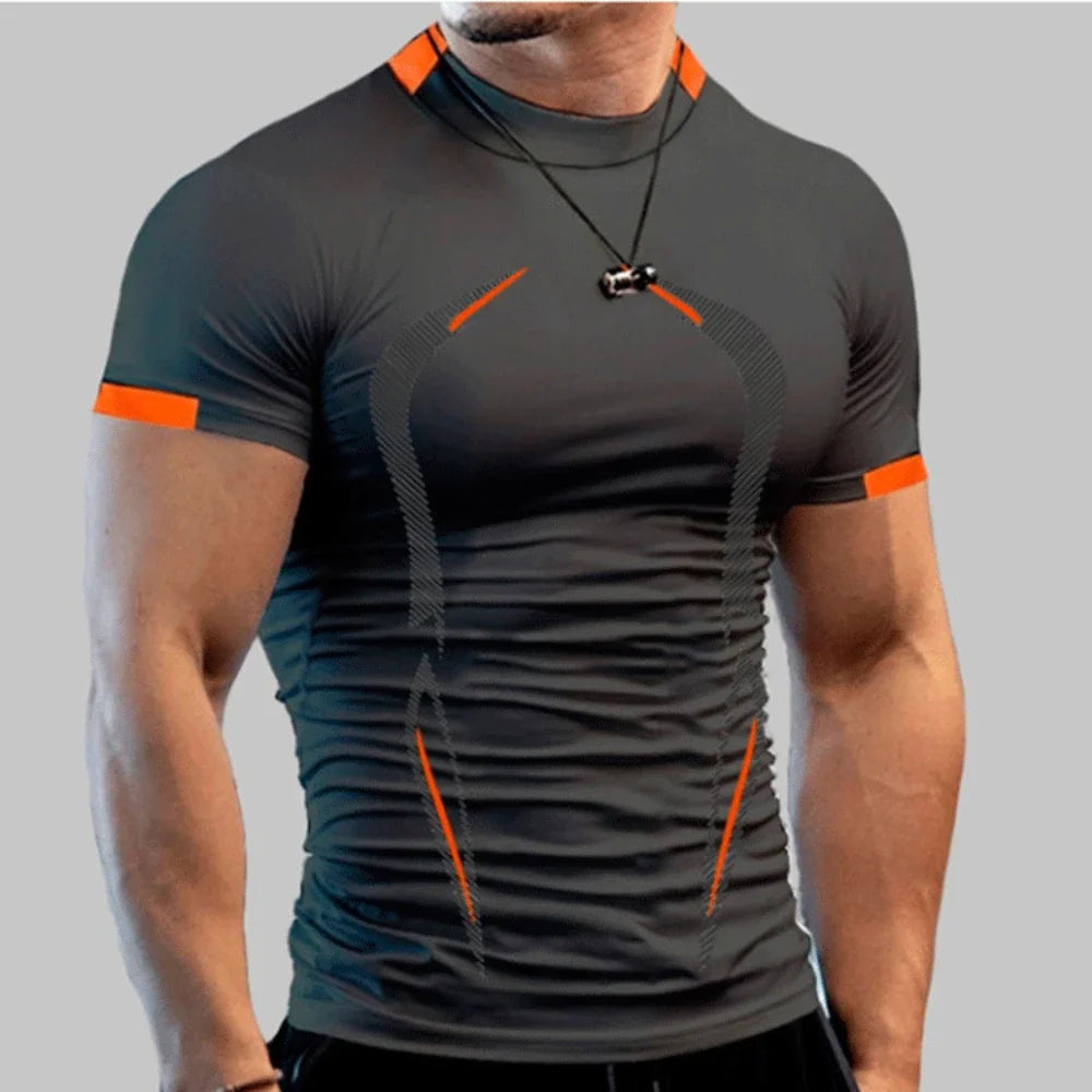 Camiseta Deportiva Hombre Transpirable Running