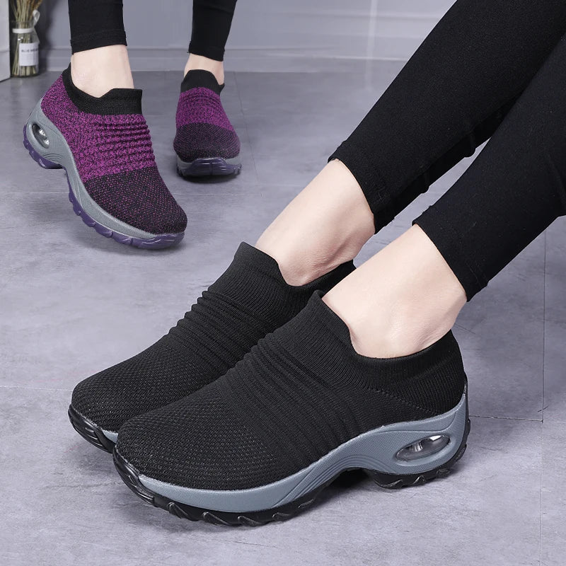 Tenis Mujer Transpirables Para Caminar Gym