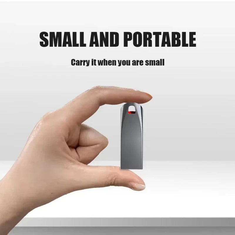 Memoria USB 3.0 Metal Impermeable Portátil 512GB 1TB 2TB