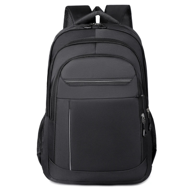 Mochila Oxford Hombre Estudiante Gran Capacidad Color Sólido