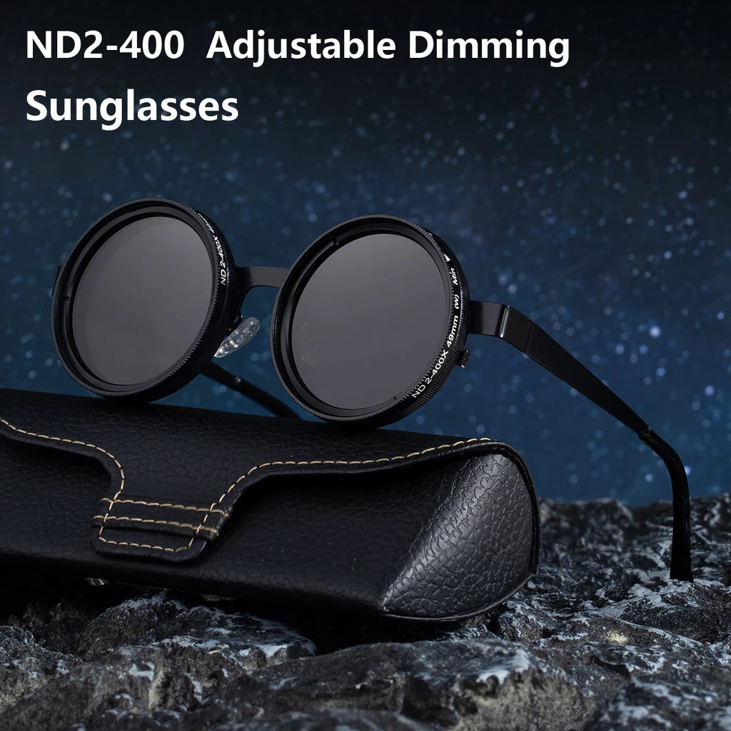 Gafas Polarizadas ND2-400 Atenuación Ajustable de 9 Niveles
